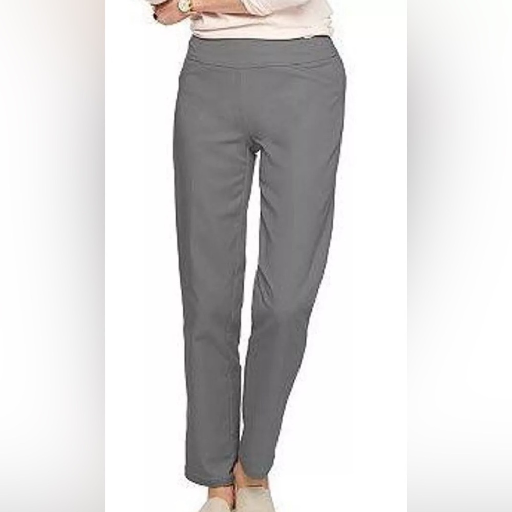Croft & barrow effortless stretch dress pants gray